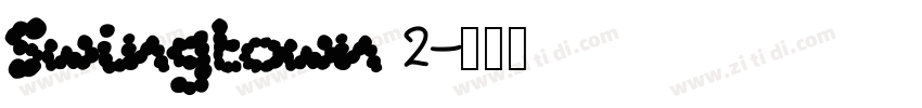 Swingtown 2字体转换